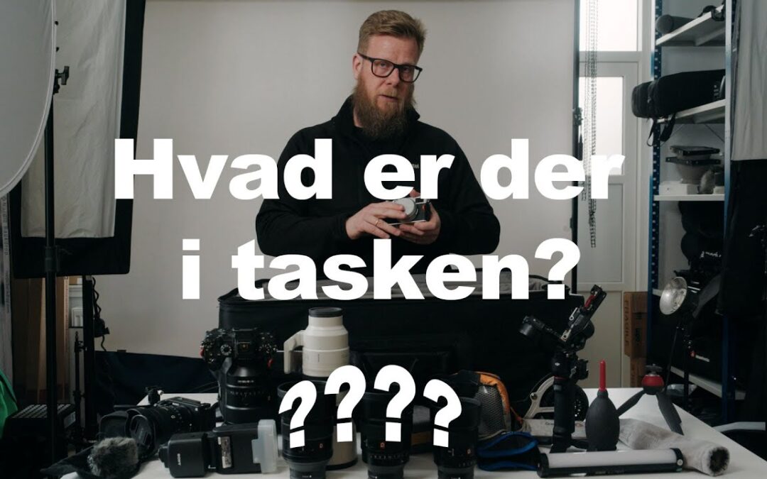 Hvad har en fotograf egentlig i sin fototaske?